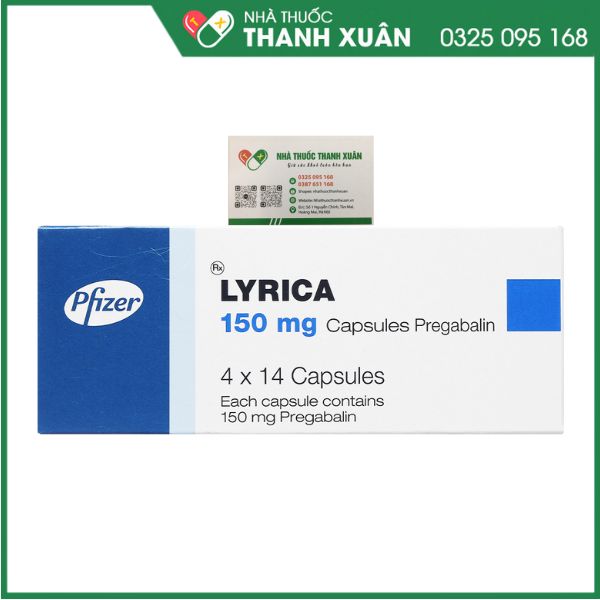 Lyrica 150mg - Thuốc trị đau thần kinh